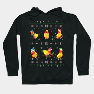 sun conure ugly christmas Hoodie